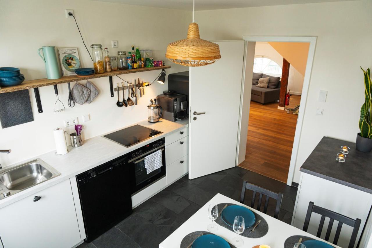 Woelkchen - Wohnung Mit Balkon, Holzdielen & Tv Bremerhaven Kültér fotó